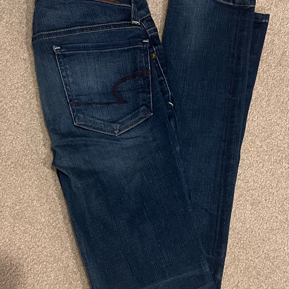American Eagle Outfitters Dark Blue Women's Slim Jeans